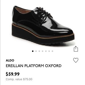 Aldo platform lace loafers